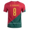 Camiseta de fútbol Portugal B. Fernandes 8 Primera Equipación Mundial 2022 - Hombre